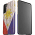 Philippines Flag Dark Wood Galaxy S21 FE Pro Case
